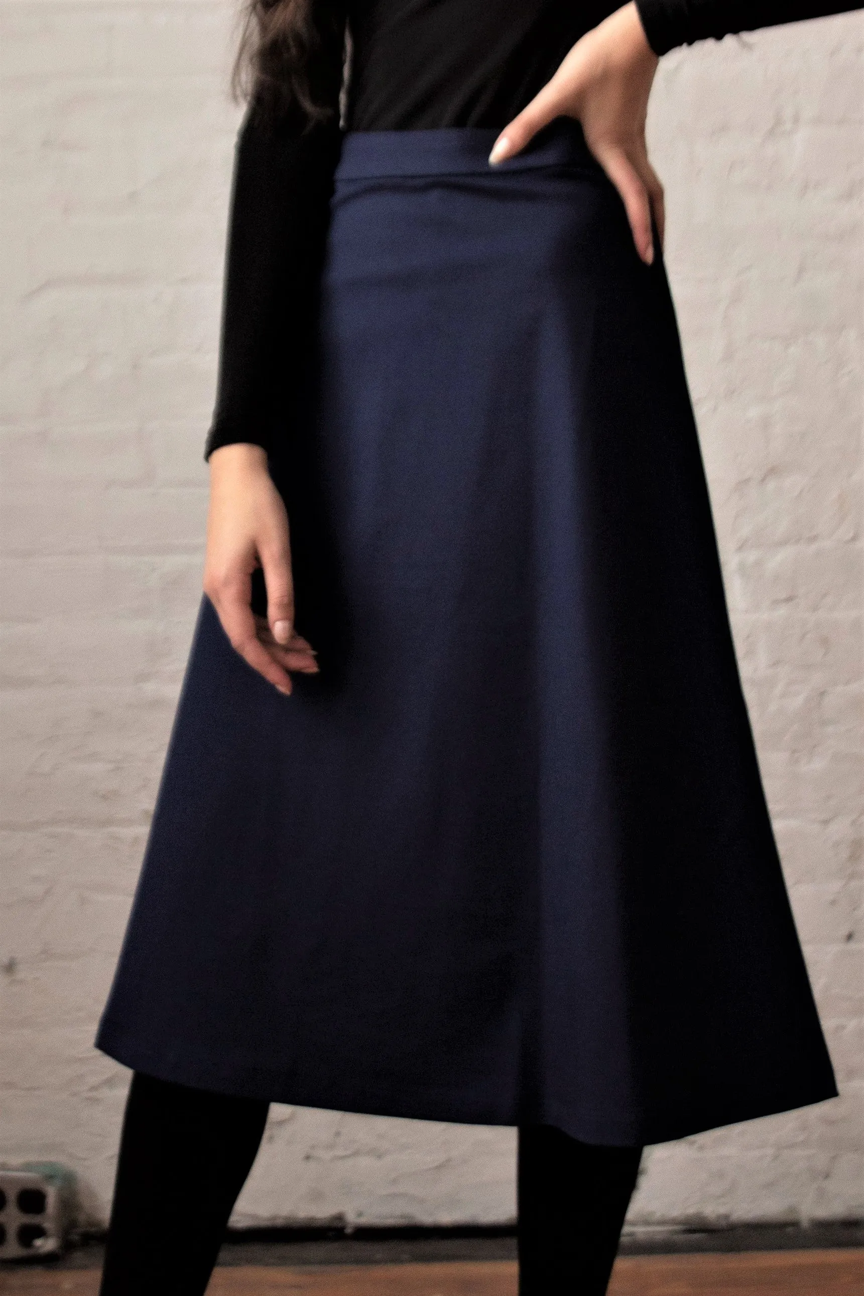 27" A Line Ponte Skirt