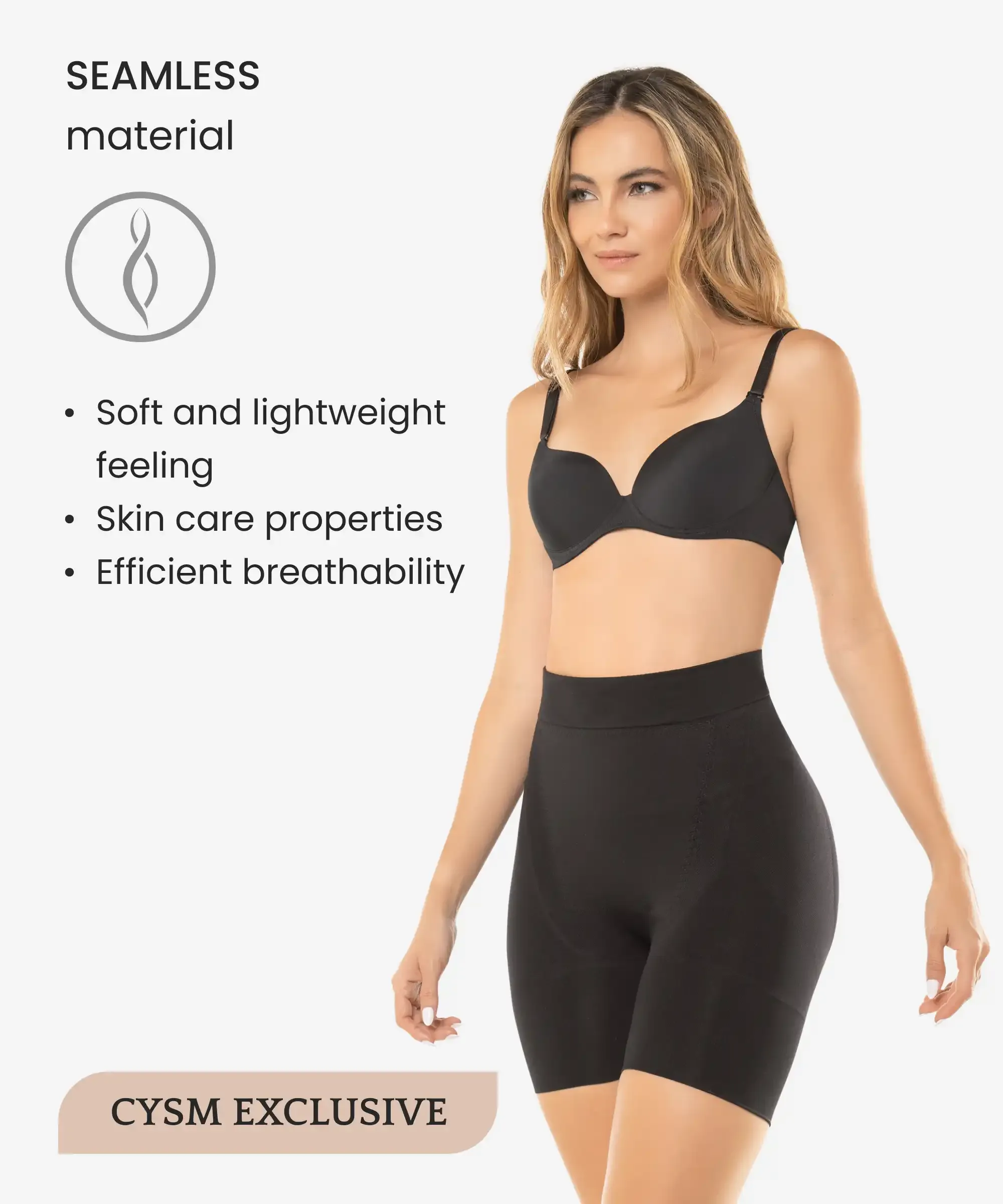 Abdomen Contouring Seamless Thermal Shorts - Style 1504