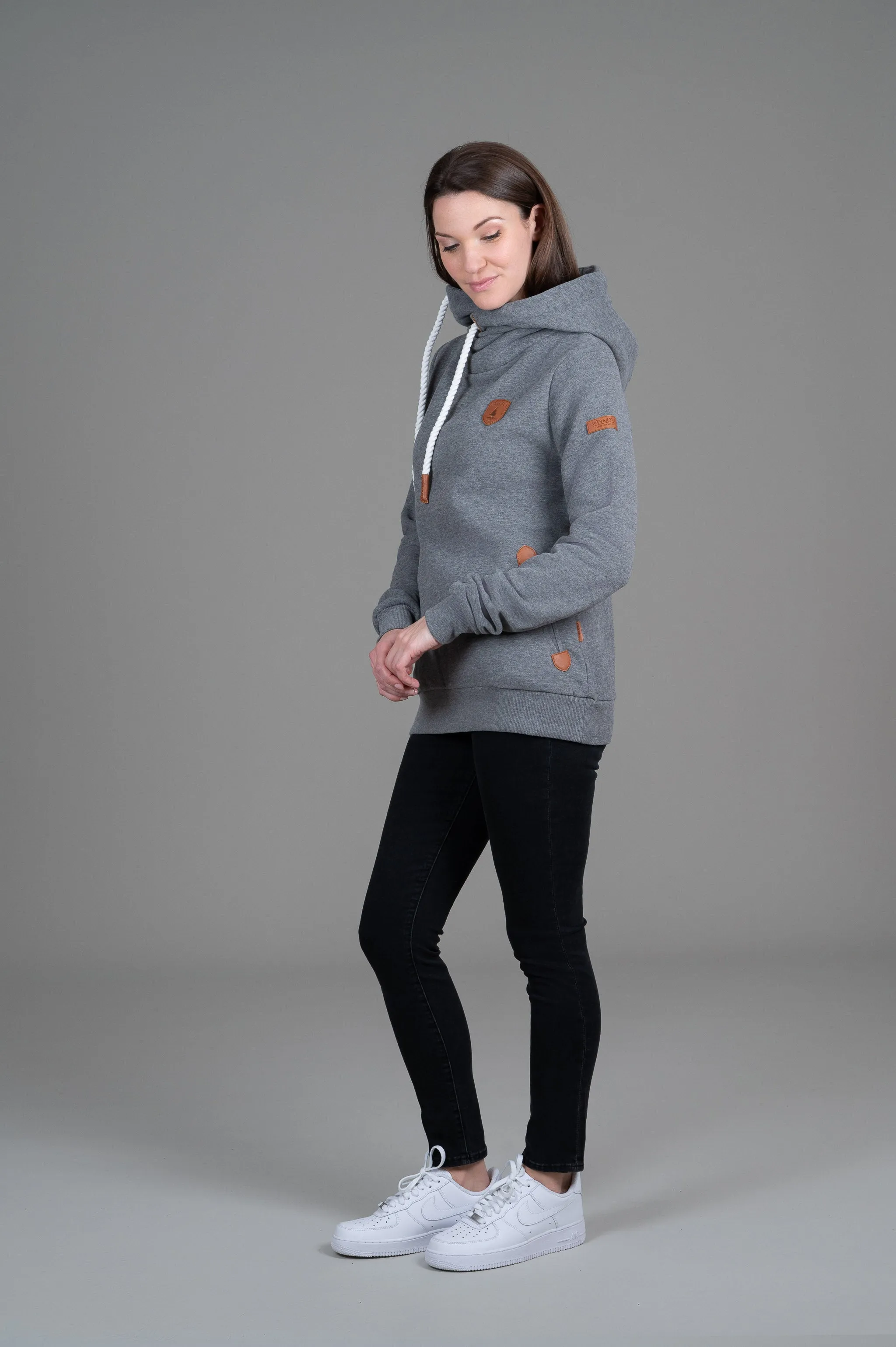 Artemis Dark Heather Grey Hoodie