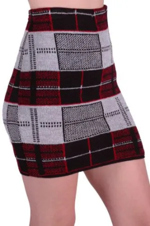 Avril Cozy Sweater Knit Skirt