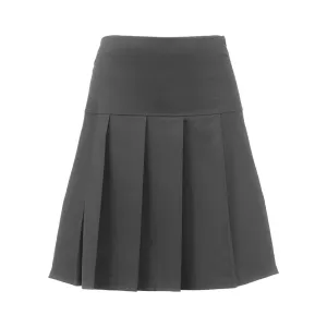 Banner Senior Girls Panel Full Pleated Skirt Grey