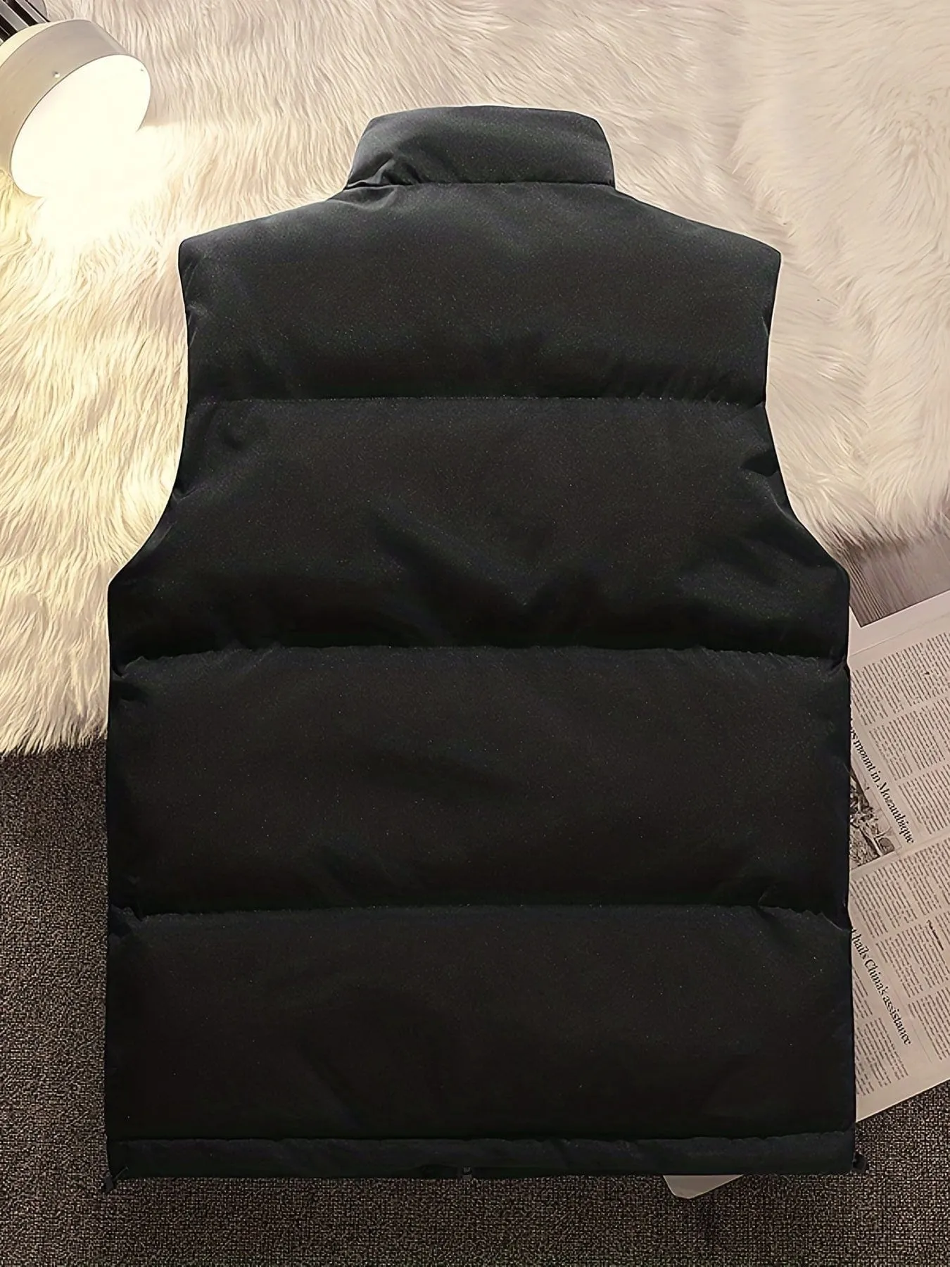 Black Winter Vest