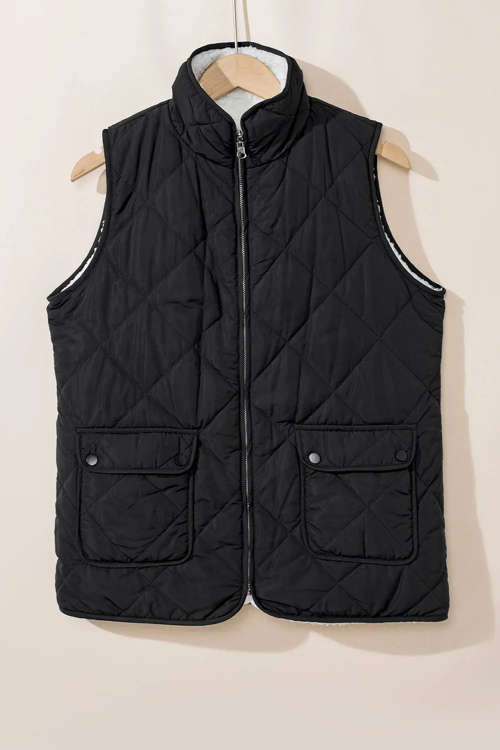 Black Winter Vest