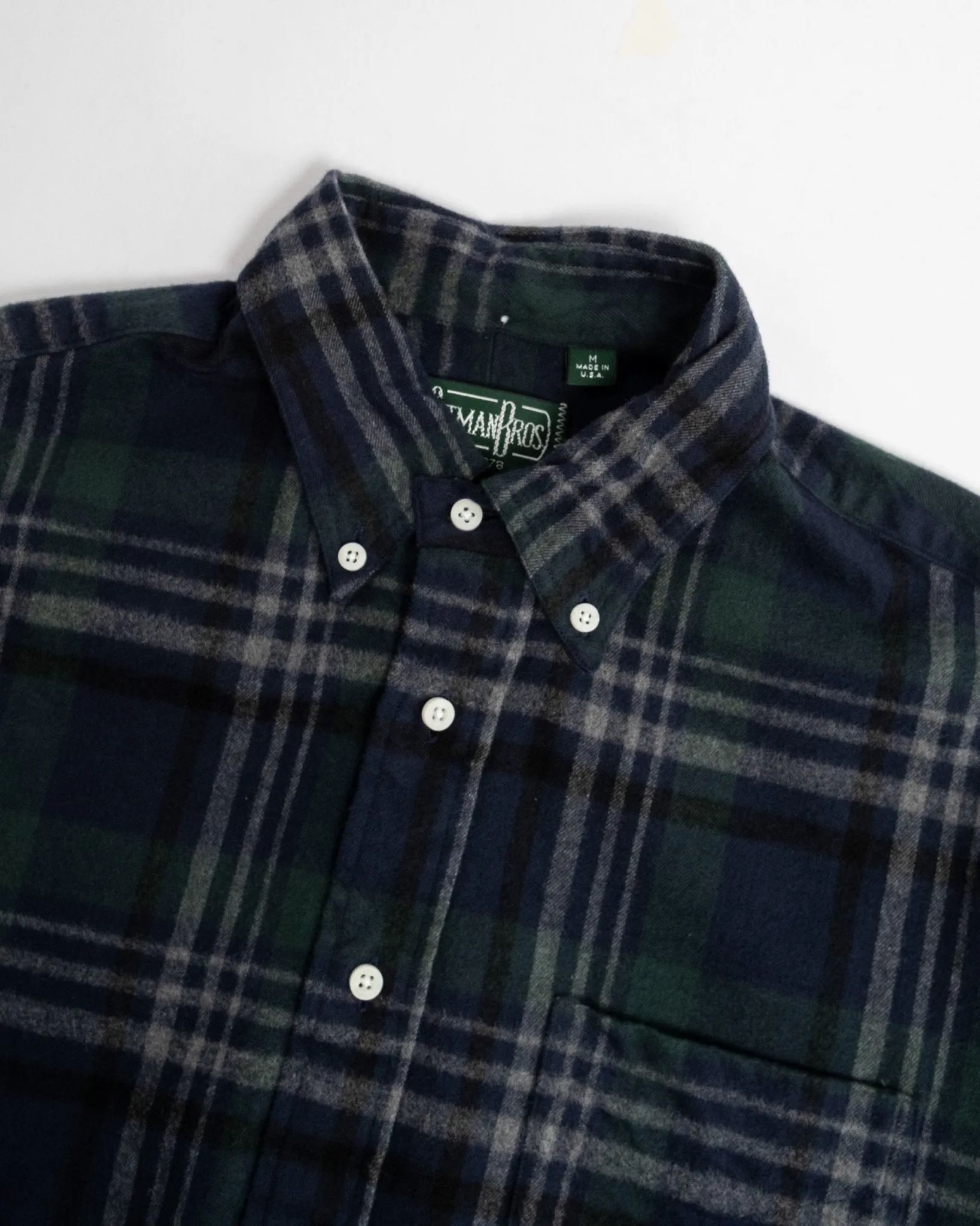 Blackwatch Melange Shaggy Flannel