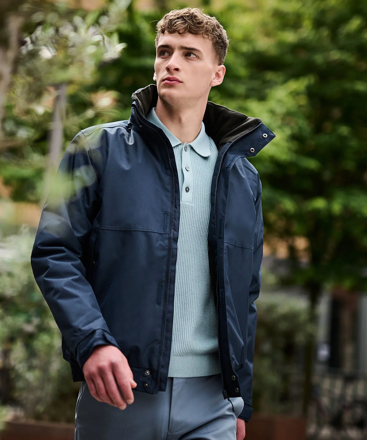 Blockade waterproof jacket | Navy