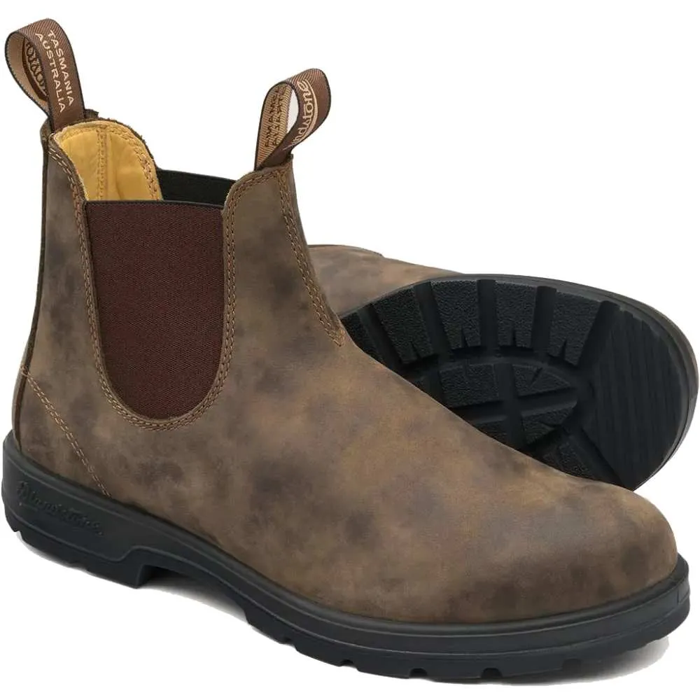 Blundstone Men's #585 Rustic Brown Premium Leather Boots