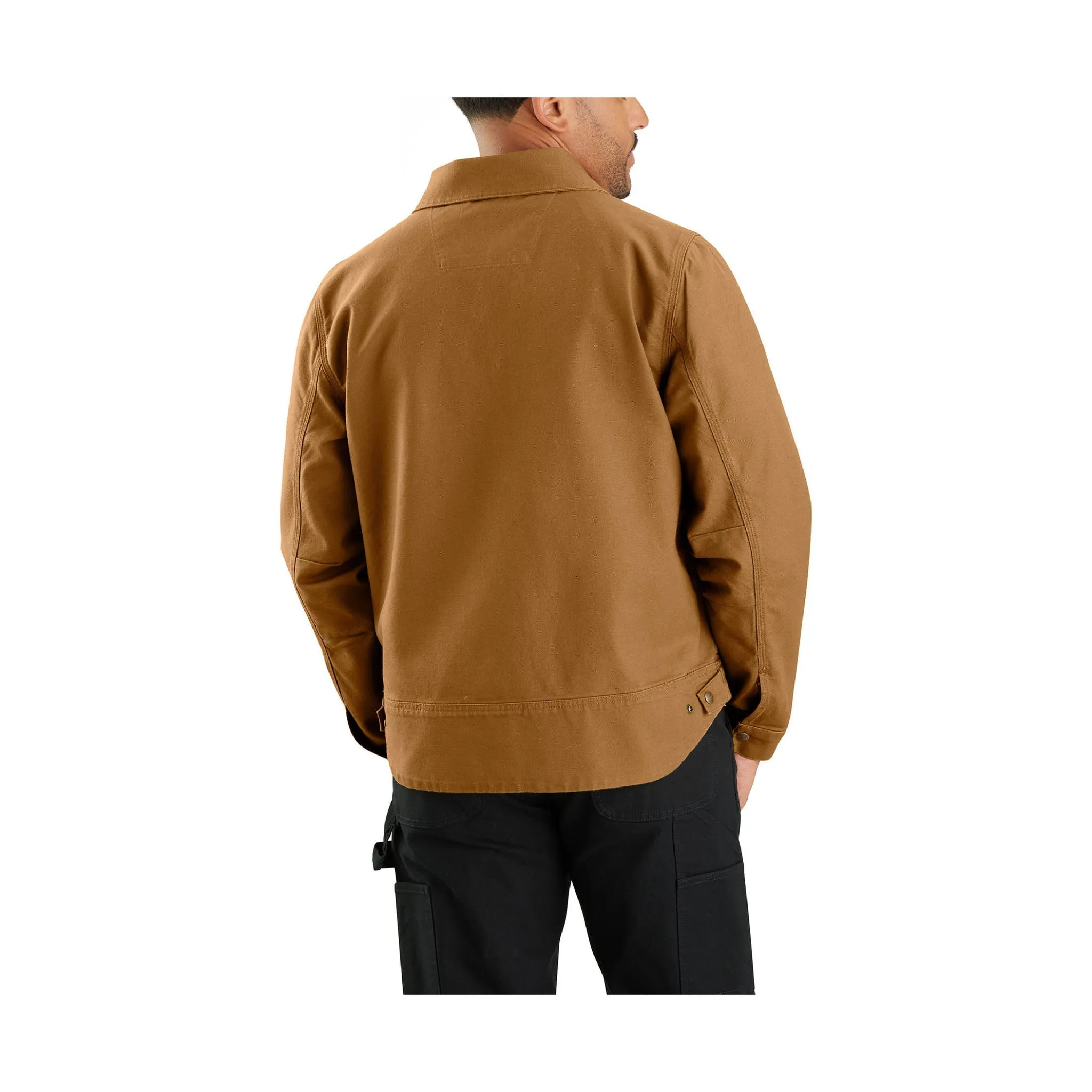 Carhartt Men's Rugged Flex Relaxed Fit Duck Jacket - Carhartt Brown