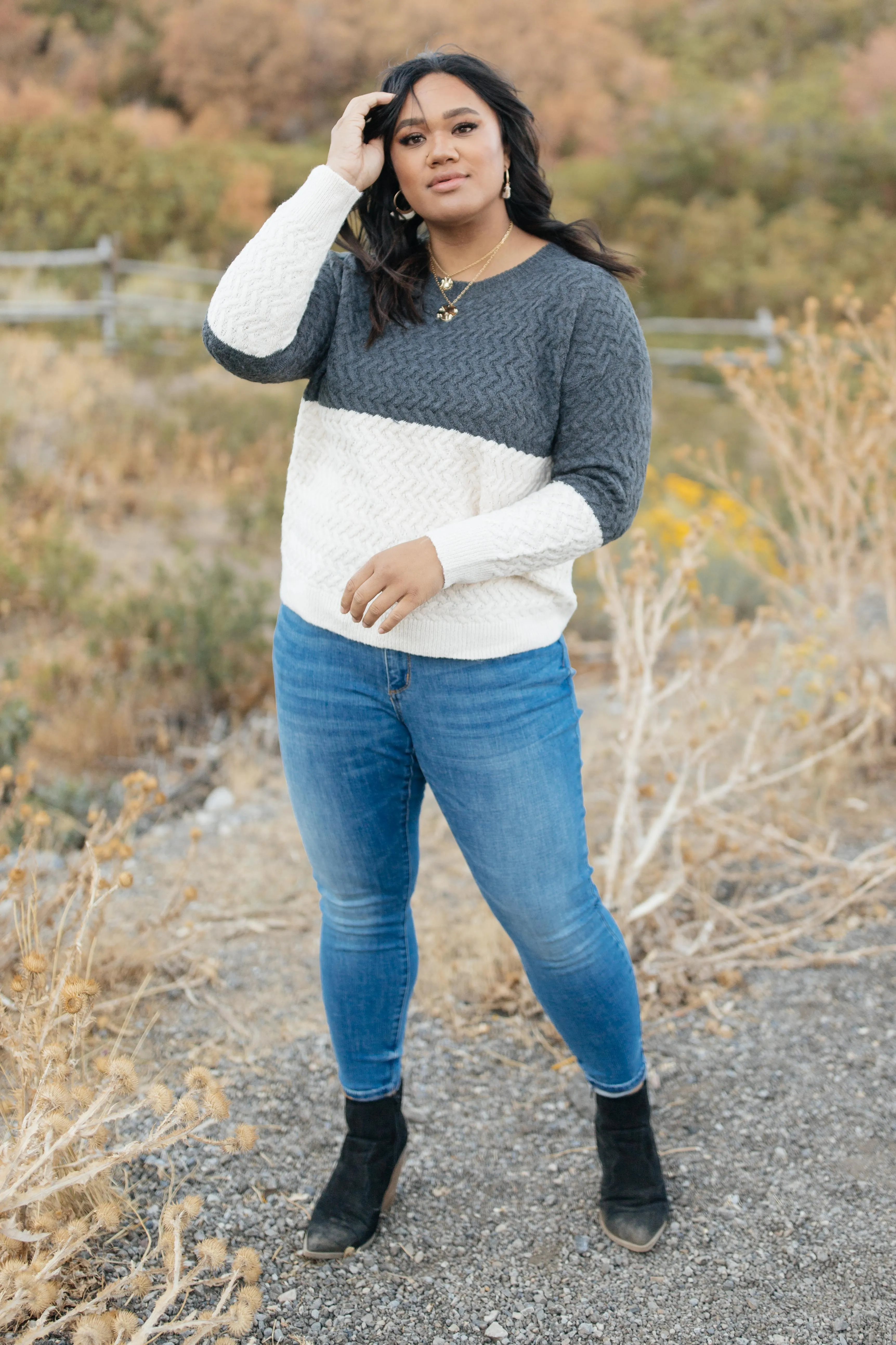 Casually Cozy Sweater in Charcoal