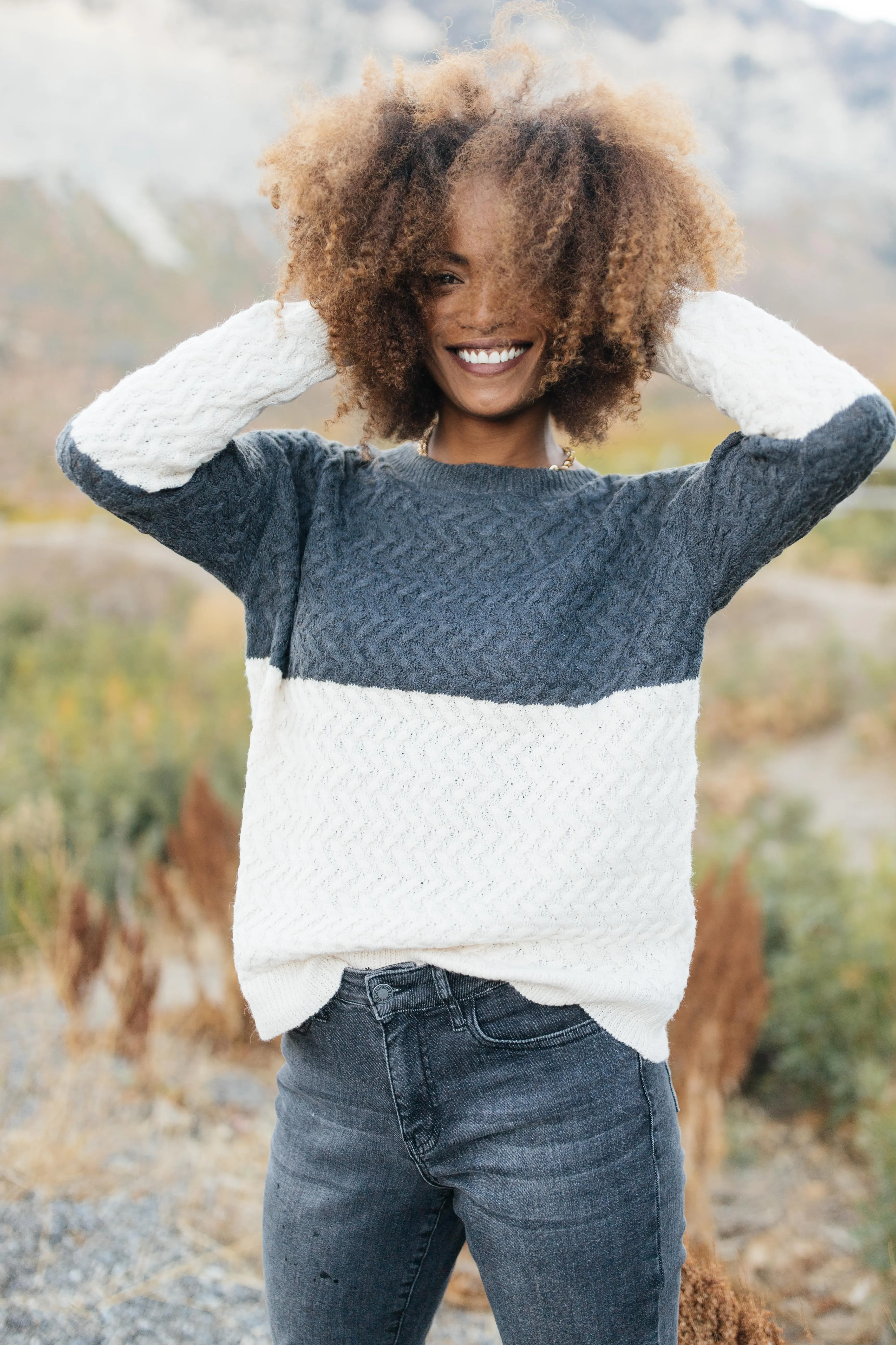 Casually Cozy Sweater in Charcoal