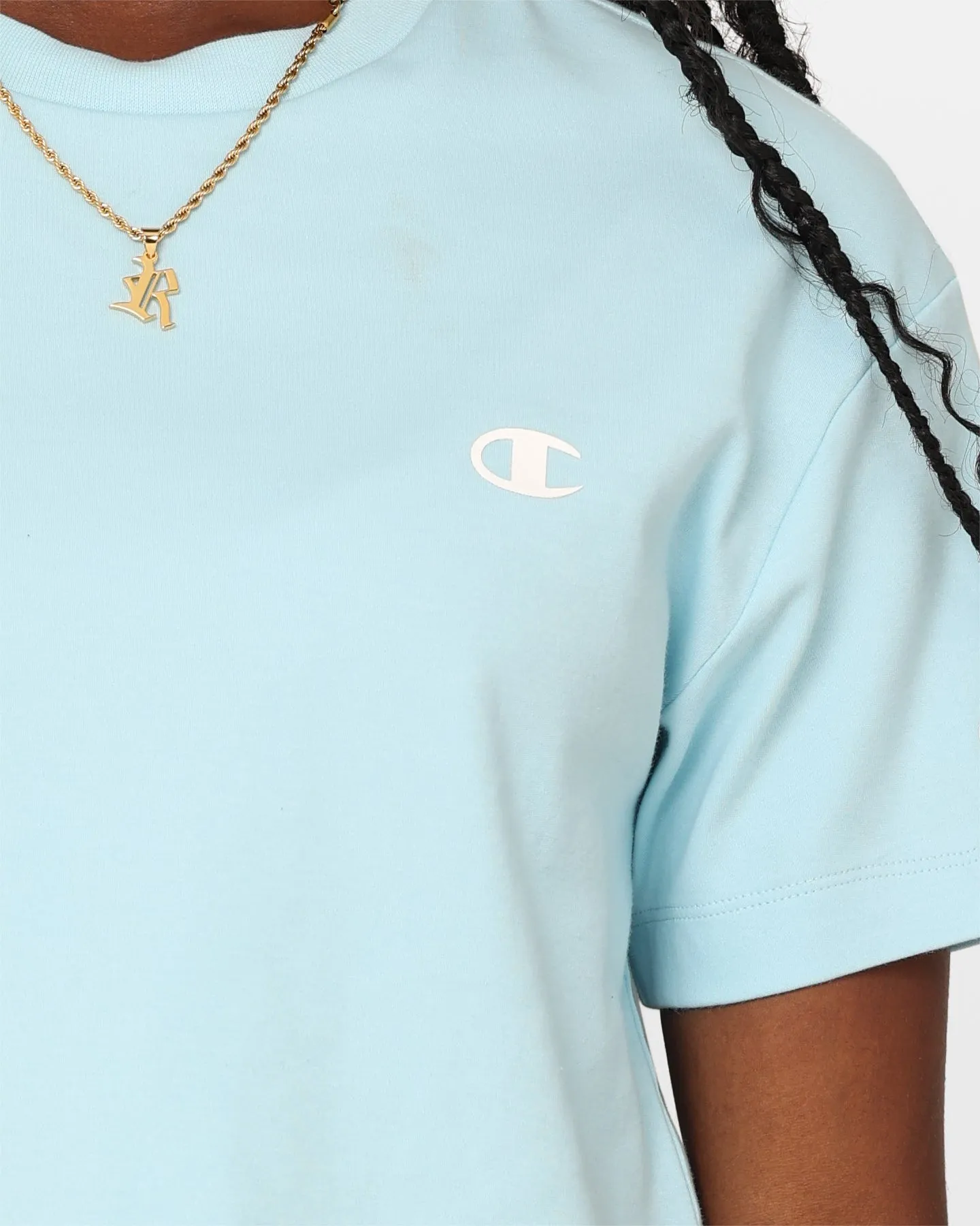 Champion Women's Rochester Base T-Shirt Iced Blue