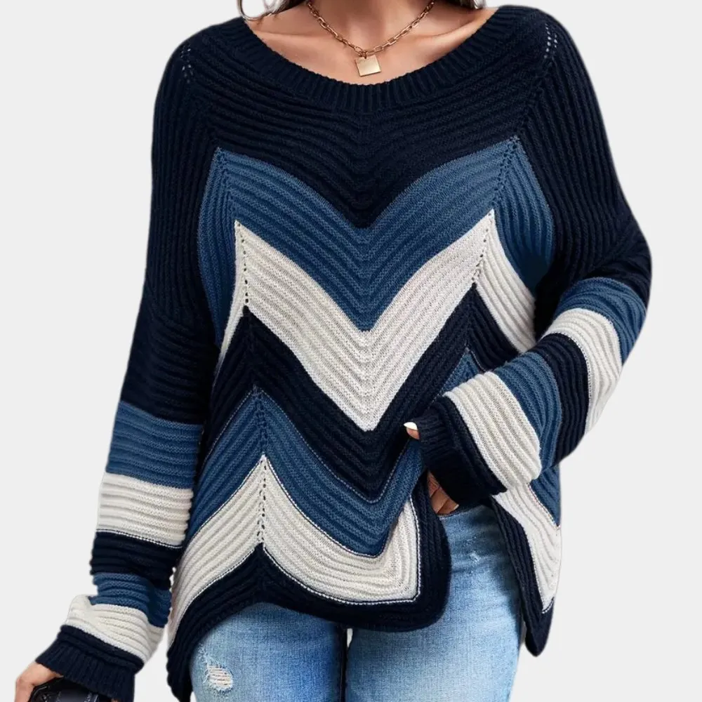 Chevron Stripe Sweater