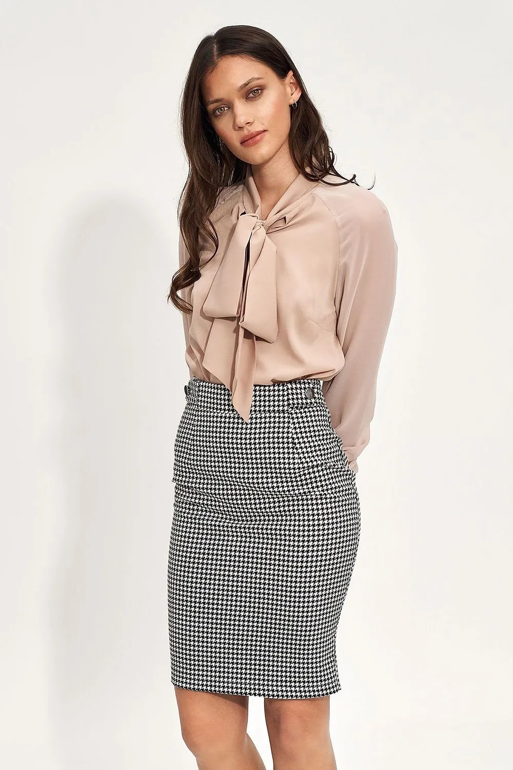 Chic High-Waisted Pencil Skirt