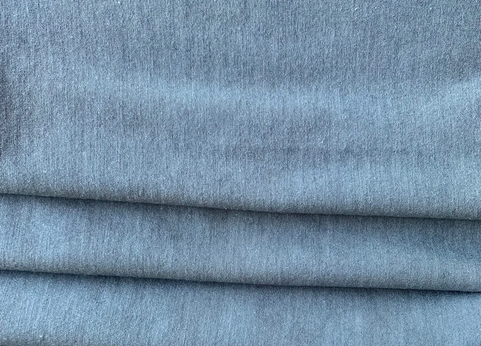 Classic Silvery Grey Wool Jersey Knit