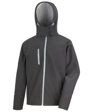 Core TX performance hooded softshell jacket | Black/Grey