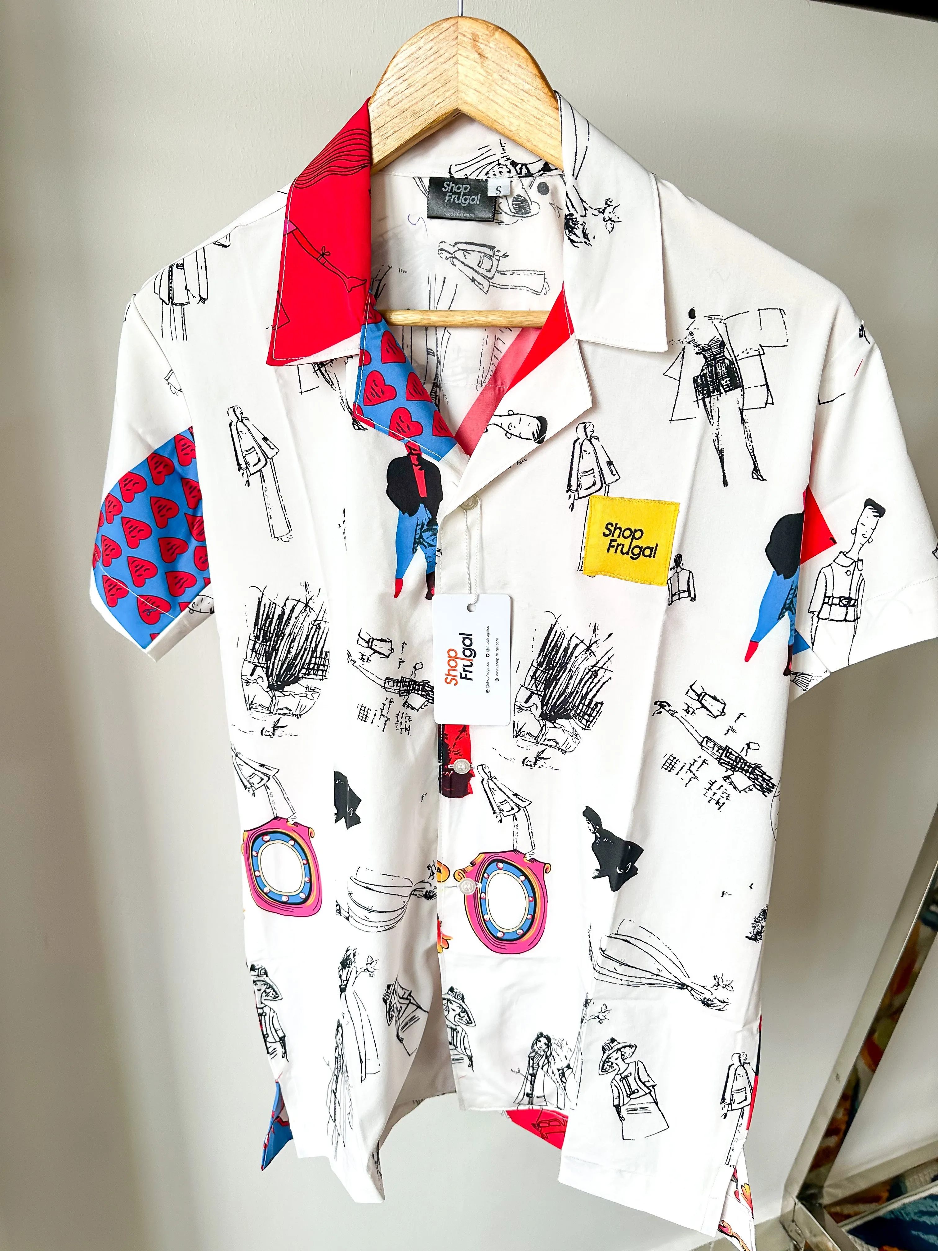 Cyrus Abstract Print Shirt