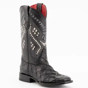 Ferrini Women's Bronco Pirarucu Print Square Toe Boots 93393-04