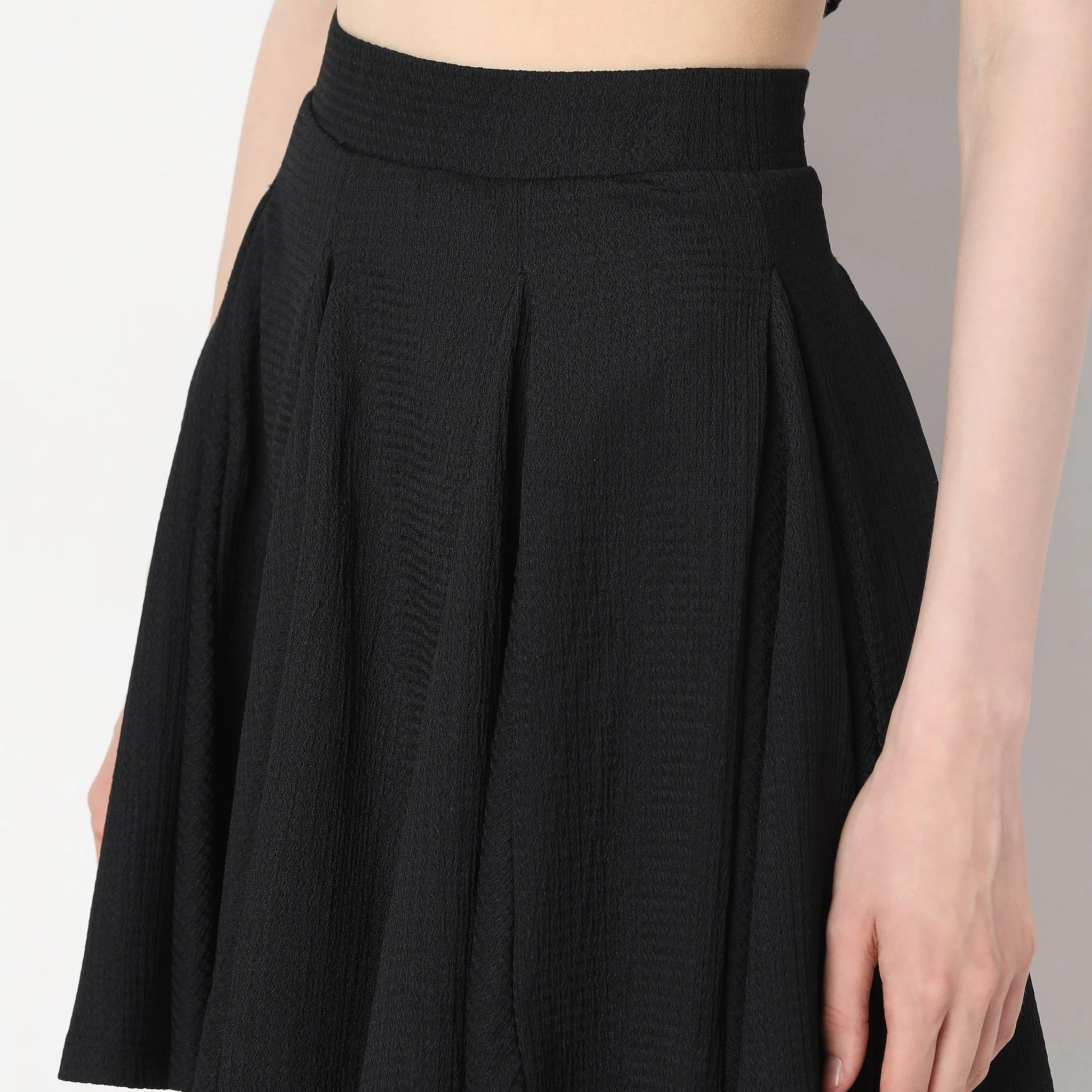 Flare Fit Short Length Skirt