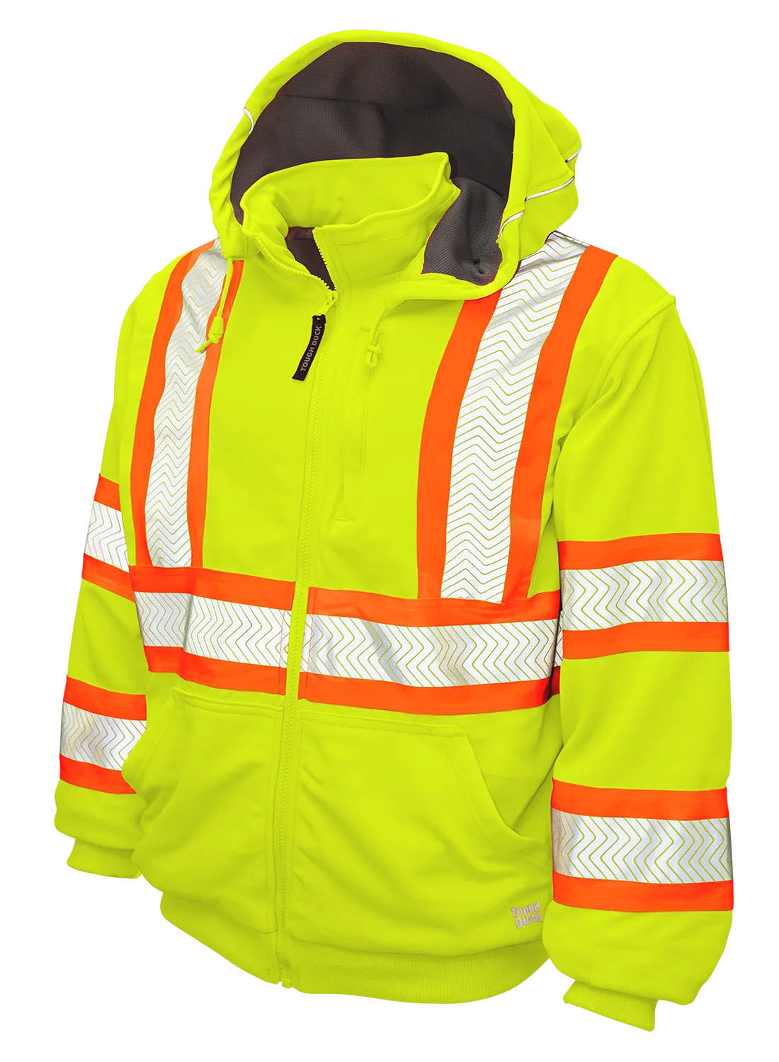 Fleece Thermal Lined Safety Hoodie by Tough Duck - Style SJ16