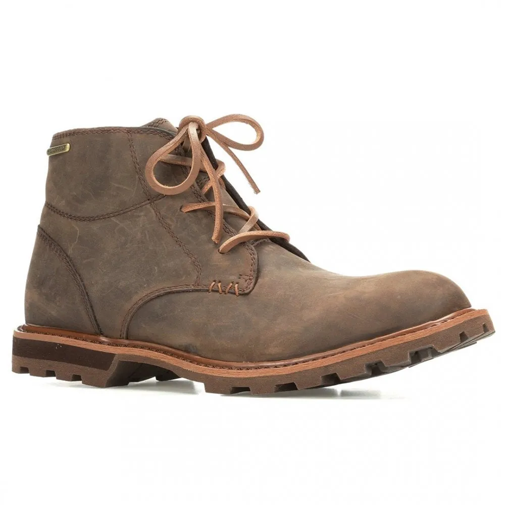 Freeman Leather Lace Up Ankle Boot Brown by Muckboot