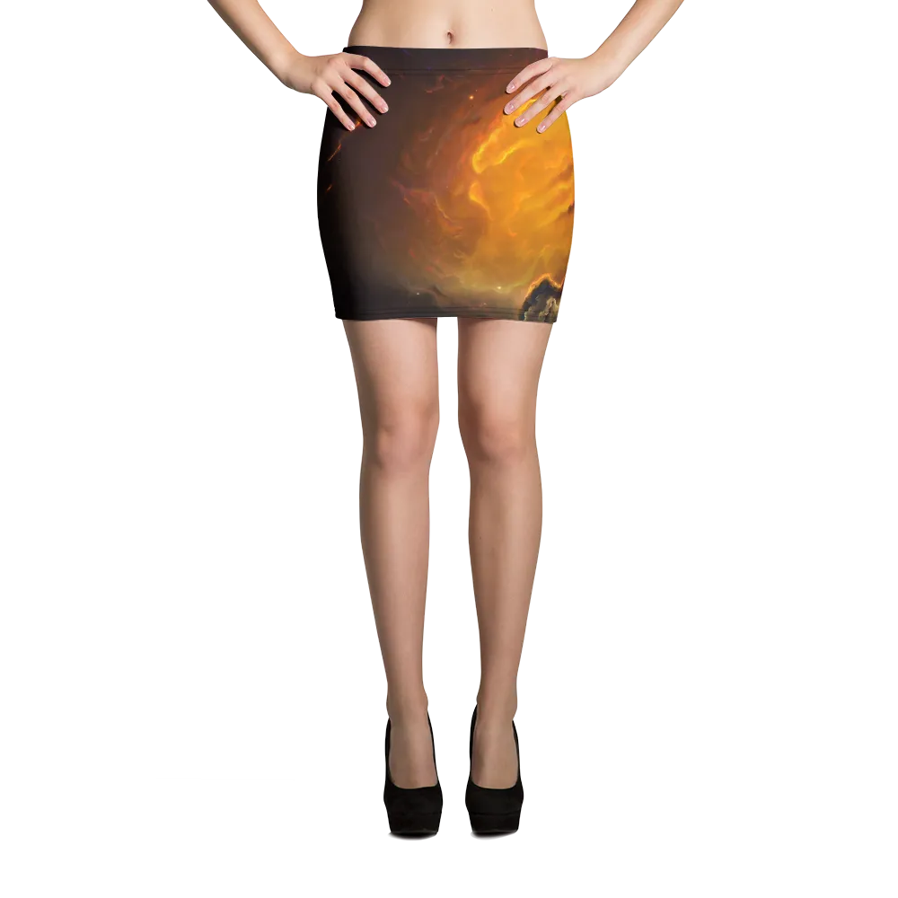 Galaxy - Nebula - Interstellar Milky-Way - Mini Skirt