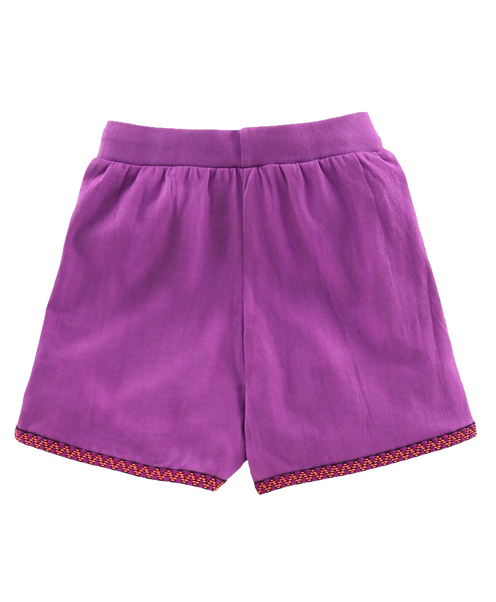 Girls Cotton Jersey Shorts -Pack of 2