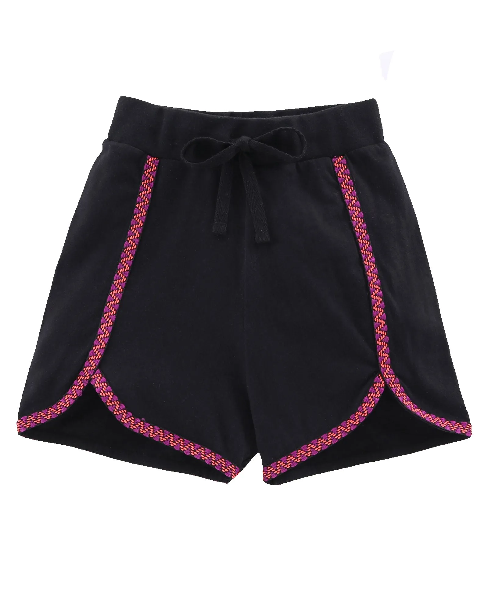 Girls Cotton Jersey Shorts -Pack of 2