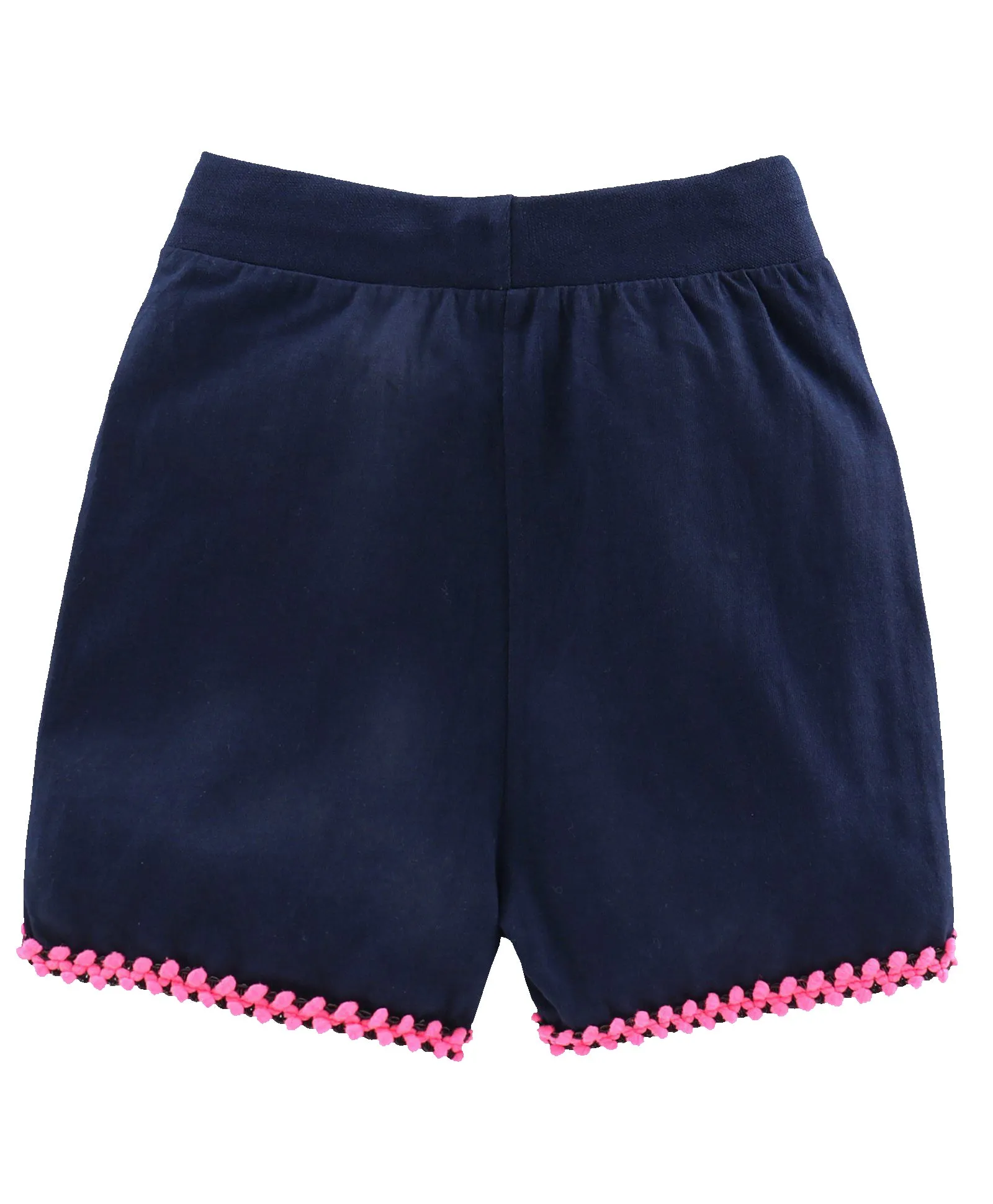 Girls Cotton Jersey Shorts -Pack of 2