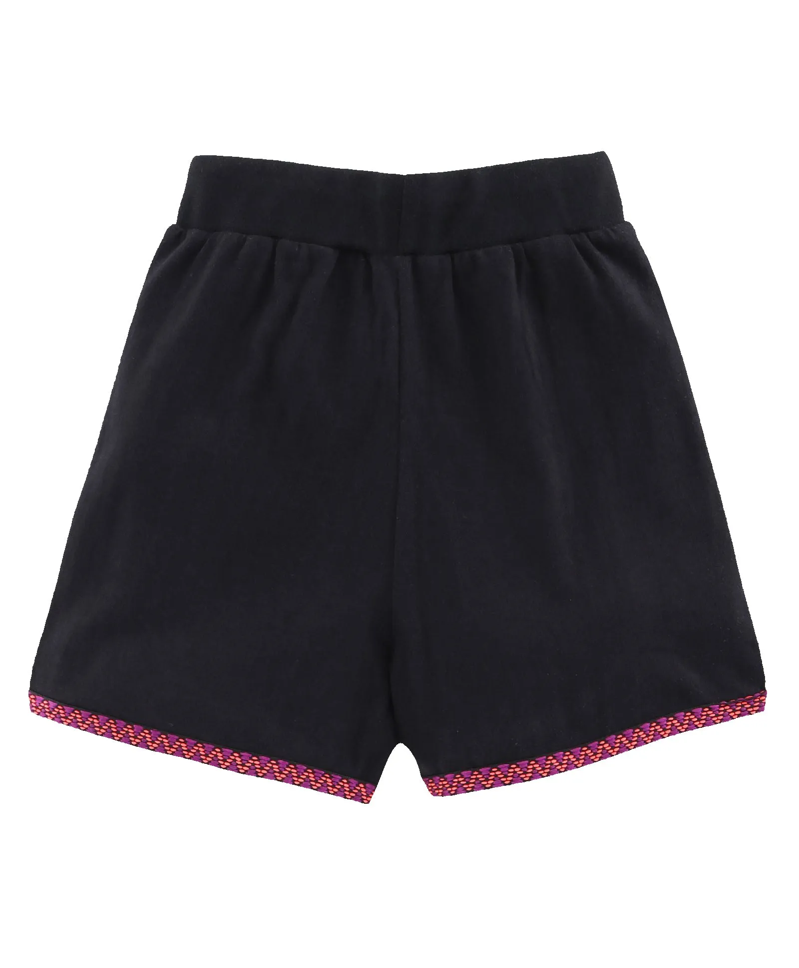 Girls Cotton Jersey Shorts -Pack of 2