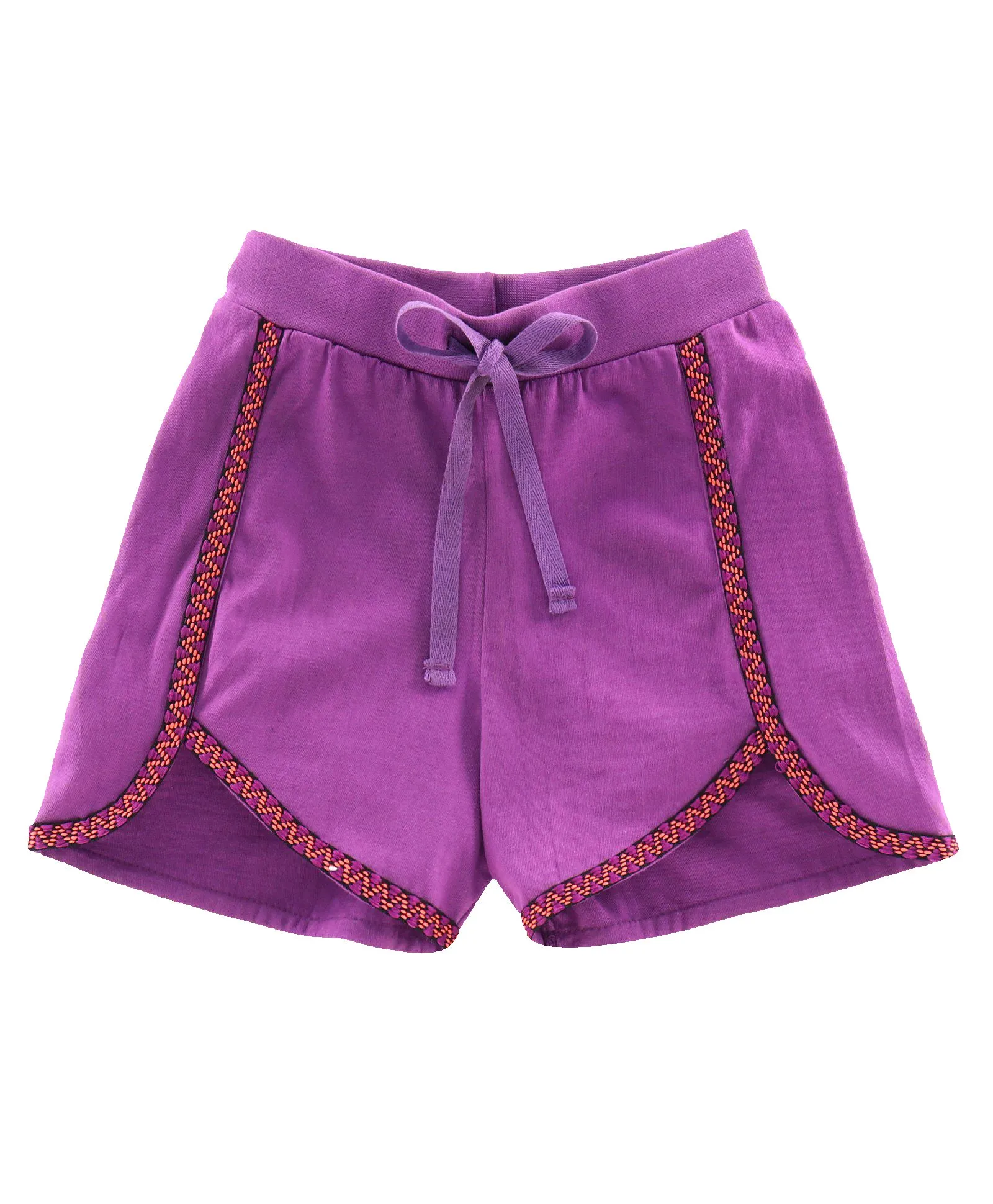 Girls Cotton Jersey Shorts -Pack of 2