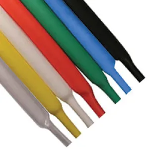 Heat Shrink Tubing Pico 1/4" Inside Diameter Black 2:1 Single Wall Heat Shrink Tube 15' ft Spool