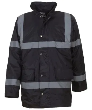 Hi-vis security jacket (HVP301) | Black