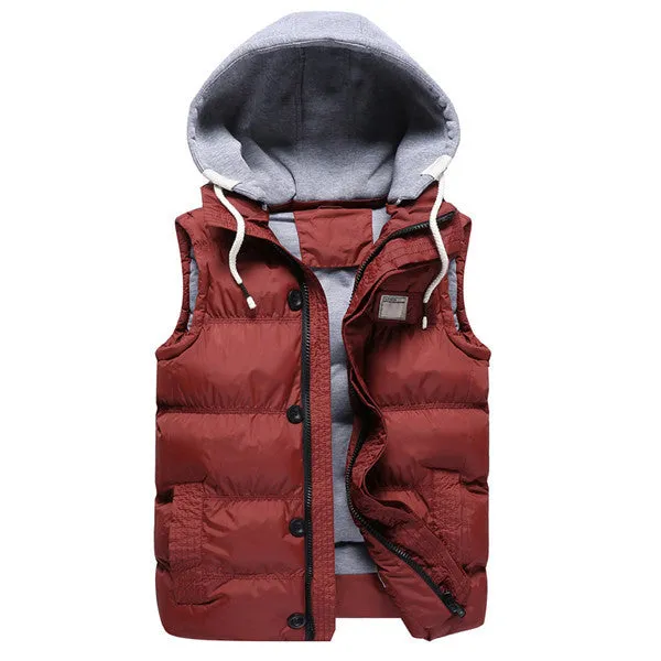 Hooded Puff Vest