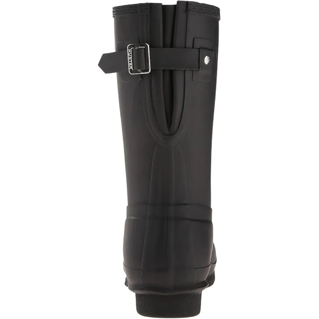 Hunter Original Back Adjustable Short Boot Onyx