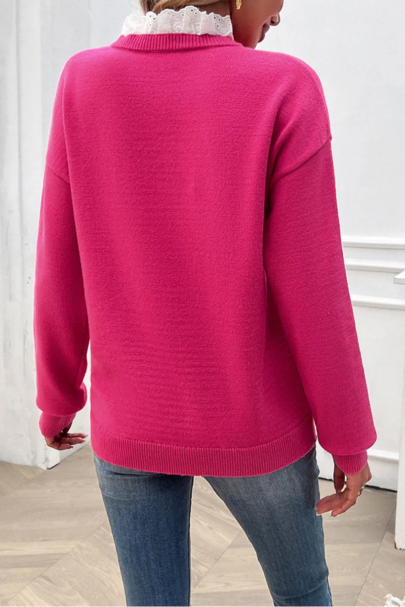 HWR1133 Sophisticated Layers Sweater