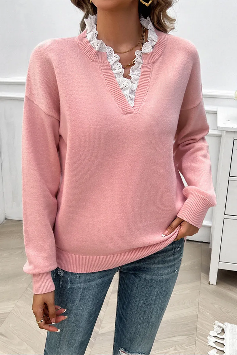 HWR1133 Sophisticated Layers Sweater