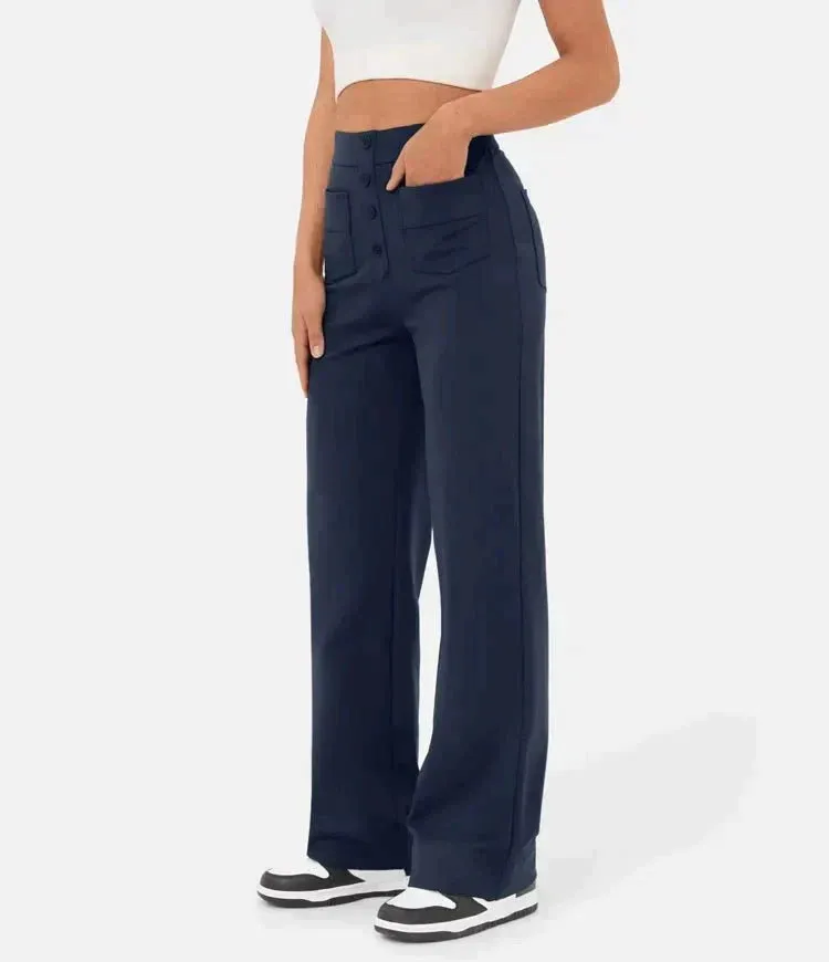 Ivyshape | Comfortable Elastic Leisure Pants