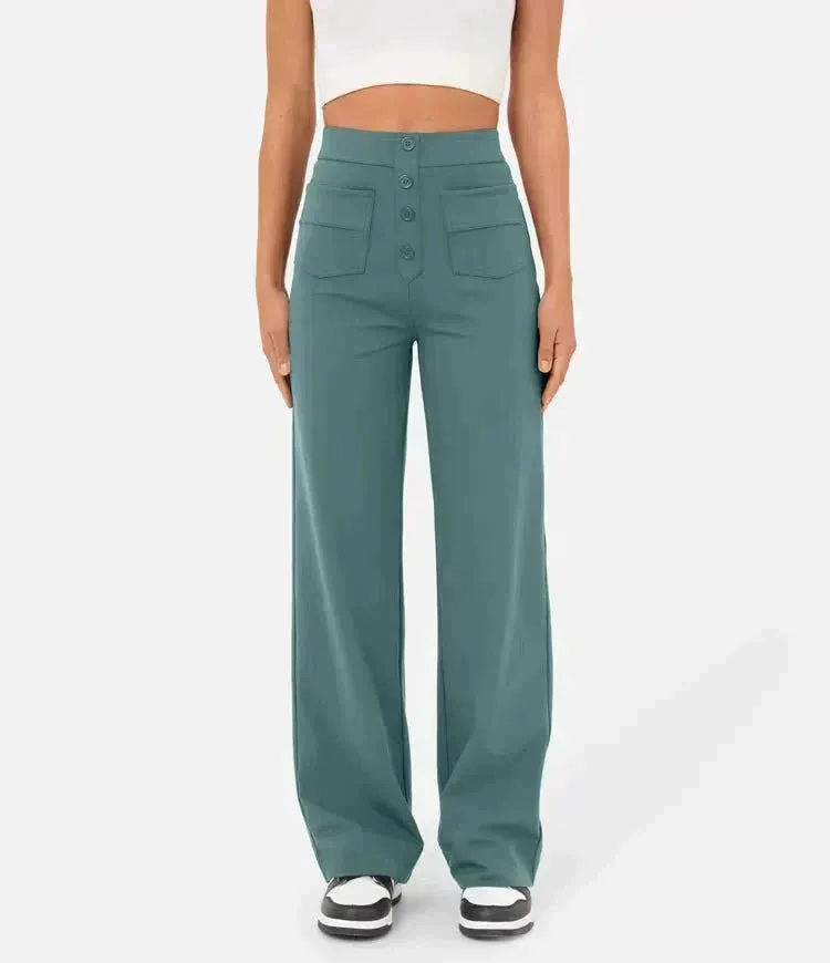 Ivyshape | Comfortable Elastic Leisure Pants