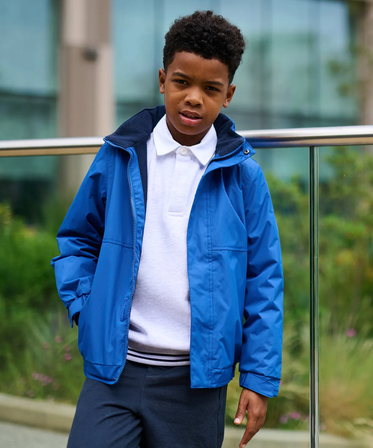 Kids Dover jacket | Royal/Navy