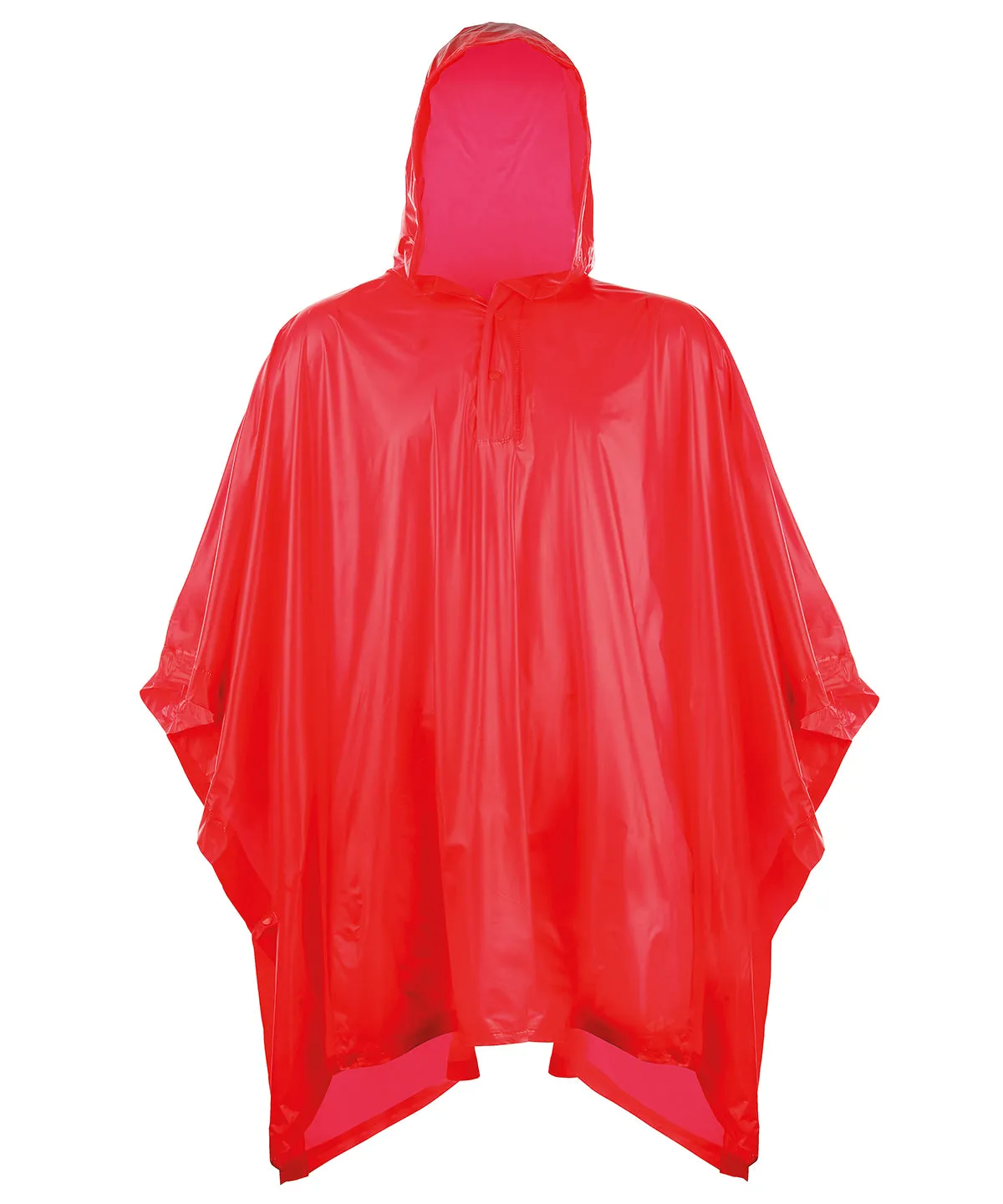 Kids plastic poncho | Red