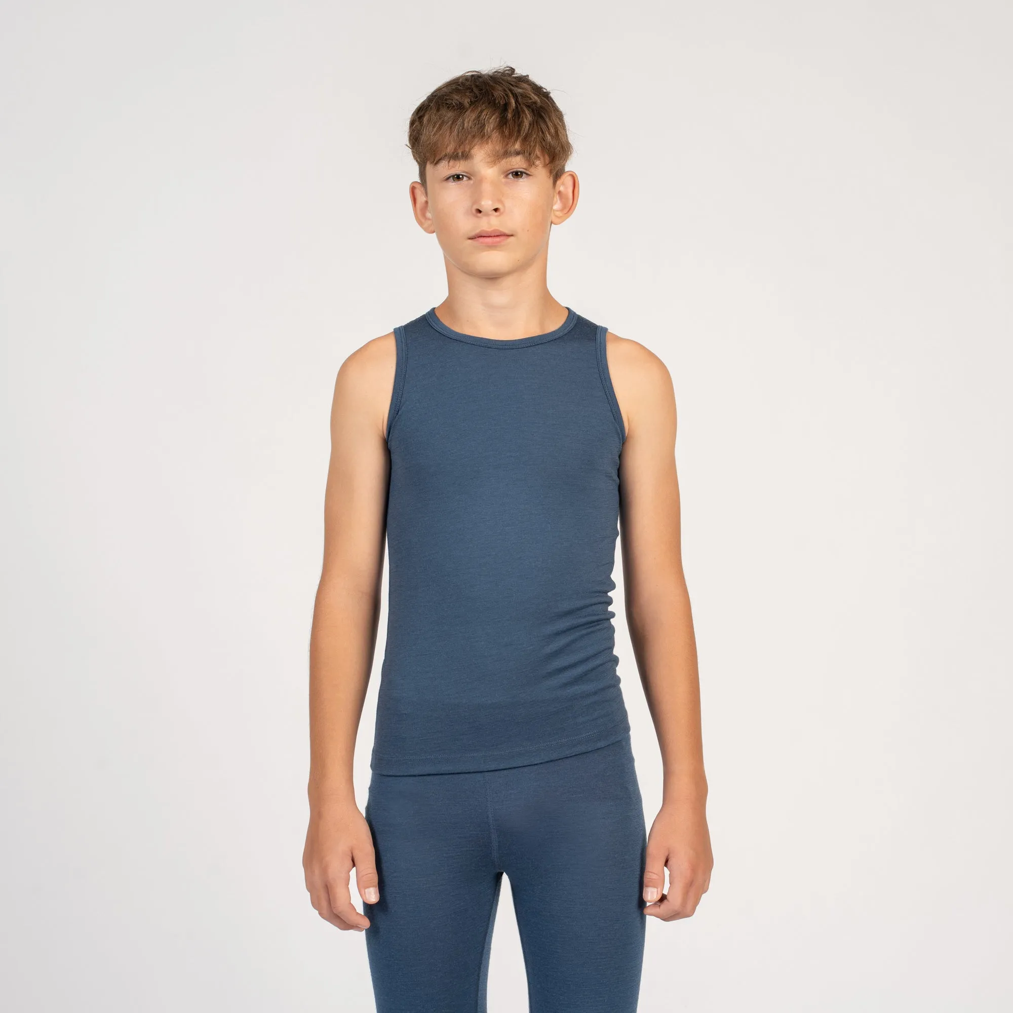 Kids' Sleeveless Singlet Denim