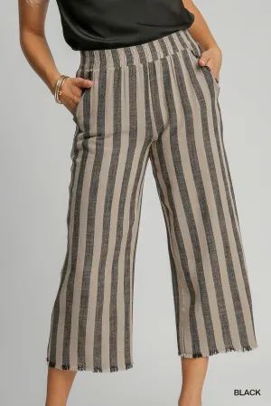 Linen Striped Pants #991