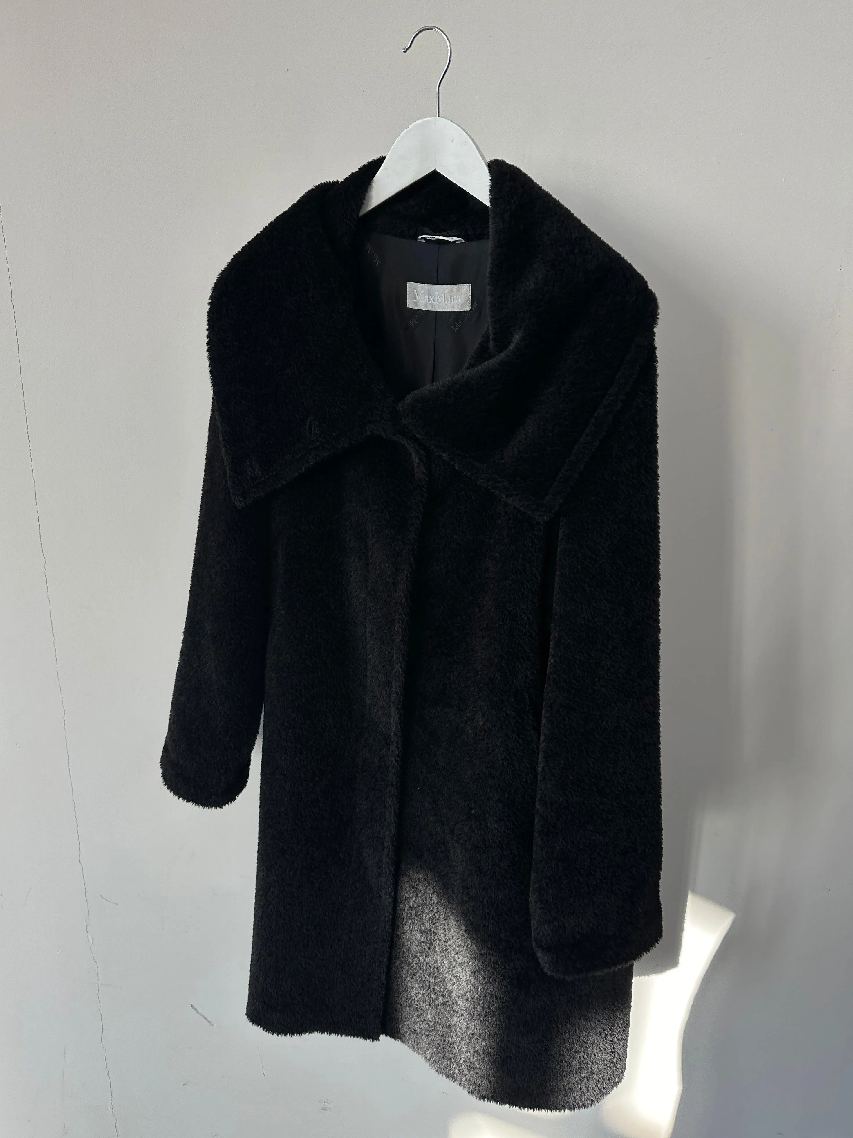 Max Mara Alpaca Virgin Wool Teddy Coat - M/L