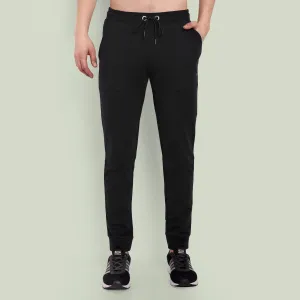 Men Black Cargo Joggers