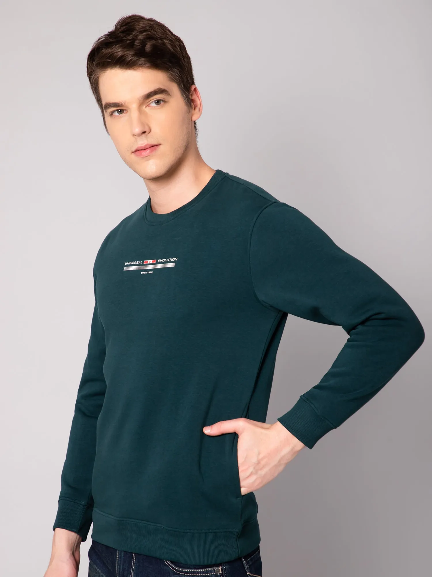 Mens Teal Sweatshirt