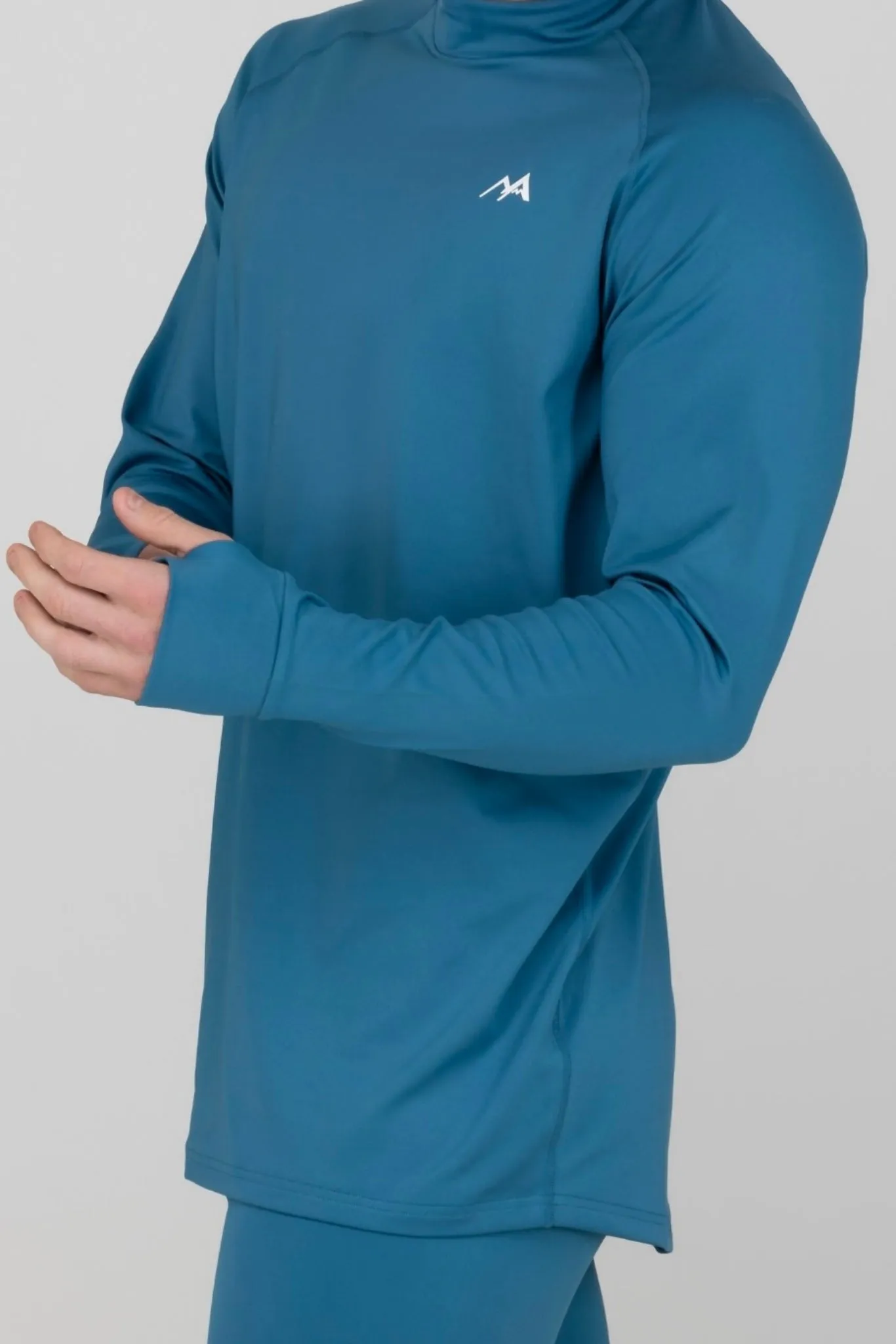 MEN'S THERMAL BASE LAYER TOP MIDNIGHT BLUE