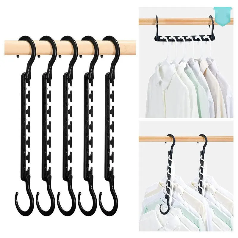 Multifunctional Space Saver Plastic Clothes Hanger F34-8-229