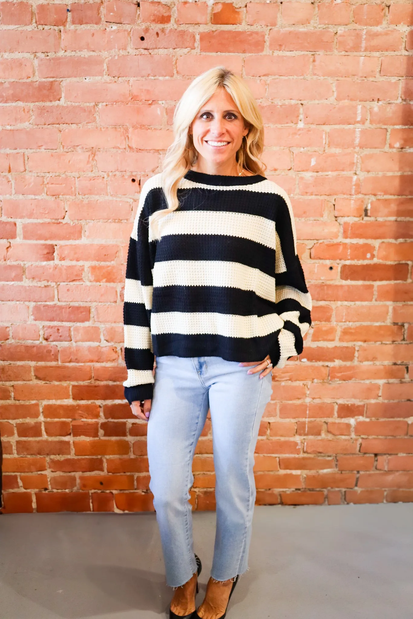 NIKKY STRIPE SWEATER