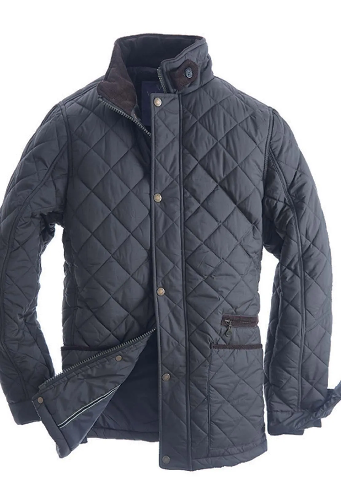 Quilted Jacket - Grey