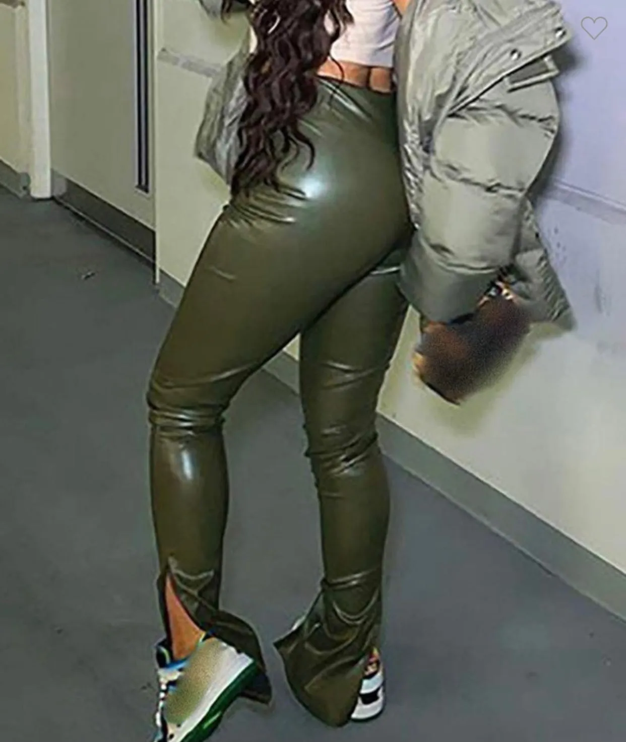 "Get It Girl" High Waist Leather Pants