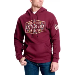 Red Dirt Men's Cowboy Aztec Hoodie